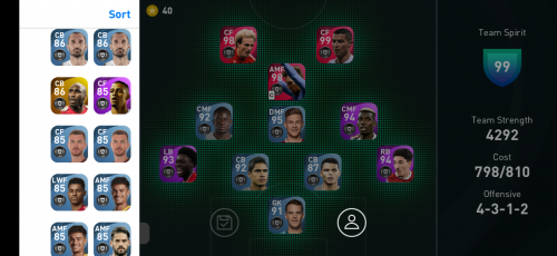 Selling Average Pes 21 Mobile Account Playerup Worlds Leading Digital Accounts Marketplace