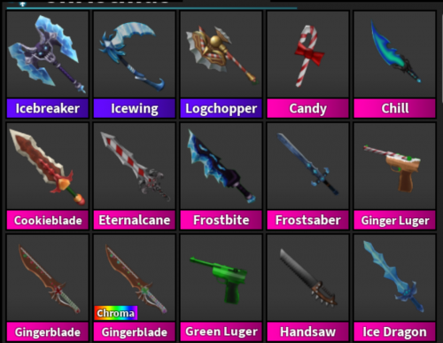 Icey, Trade Roblox Murder Mystery 2 (MM2) Items