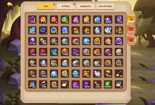 Idle Heroes Screenshots LIsting ITEMS.png