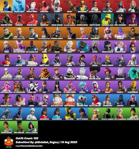 Sold - 102 SKINS - ALL PLATFORMS - FULL ACCESS | PlayerUp: Worlds ...