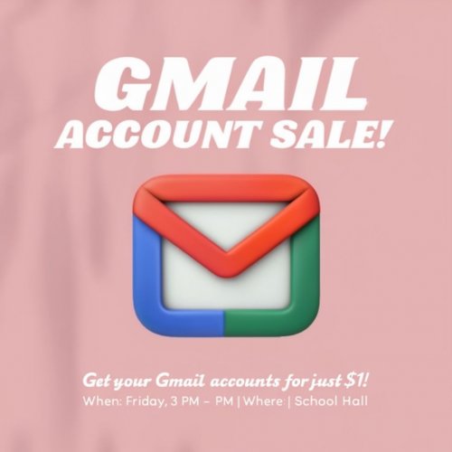 Stylishly Designed Gmail Logo On Soft Pink Background.jpg