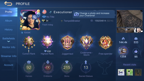 selling 76 100 heroes 100 skins both android ios mobile legends 93 heroes and 219 skins total playerup accounts marketplace player 2 player secure platform mobile legends 93 heroes and 219 skins