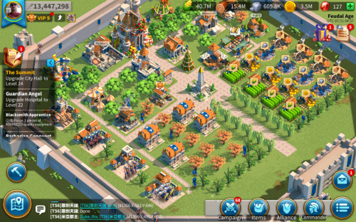 Sold - 13.5 million power rise of kingdom account for sale | PlayerUp ...