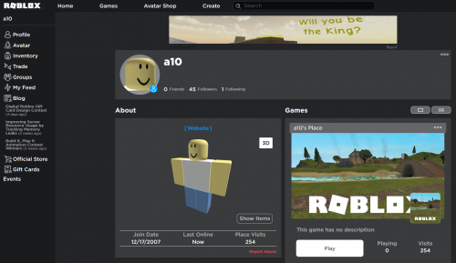 Sold Roblox 3 Character Op Namesnipe Join Date 2007 Unverified Playerup Accounts Marketplace Player 2 Player Secure Platform - roblox login in 2007