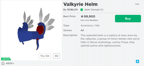 Roblox Valkyrie Helm Playerup Worlds Leading Digital Accounts Marketplace - roblox valkyrie for sale