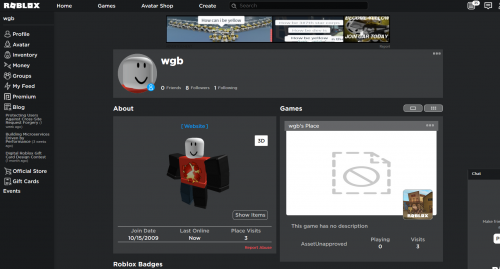 Sold Clean 3 Character Account 2009 And Unverified Playerup Worlds Leading Digital Accounts Marketplace - roblox account marketplace discord