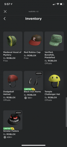 Sold 2016 Roblox Account With Premium Audidrifts Inc Headless Horseman Kds Many Off Sale Items Etc Playerup Worlds Leading Digital Accounts Marketplace - medieval hood of mystery roblox