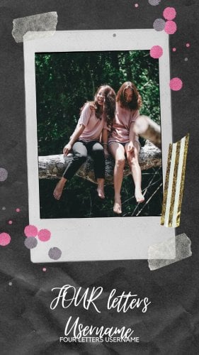 Charcoal Polaroid Modern Scrapbook General Greeting Birthday Instagram Story.jpg