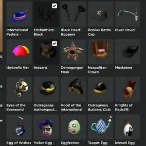 Sold Selling Roblox Limiteds 144k Rap Playerup Worlds Leading Digital Accounts Marketplace - roblox limiteds for sale discord