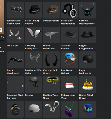 Selling High End 2013 2013 Korblox Festive Valk Account For Sale Dm On Discord Playerup Worlds Leading Digital Accounts Marketplace - black luxury fedora roblox