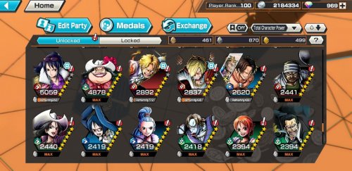 Very Rare* One Piece bounty rush account for sale MANY Characters - EpicNPC