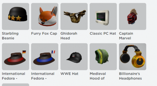 roblox hats promocodes