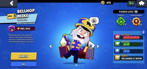 Sold Full Max Brawler Pass Highest 23225 Ll Brawlers 46 46 Ll Full Gadget And Star Powers Playerup Worlds Leading Digital Accounts Marketplace - bellhop mike brawl stars