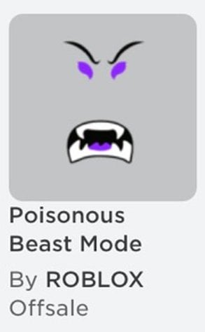 Selling Selling Roblox Account With Poisonous Beast Mode Face And 15 Worth Of Items Playerup Worlds Leading Digital Accounts Marketplace - beast mode roblox face